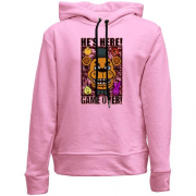 Детский худи без флиса FNAF He`s Here - Game over